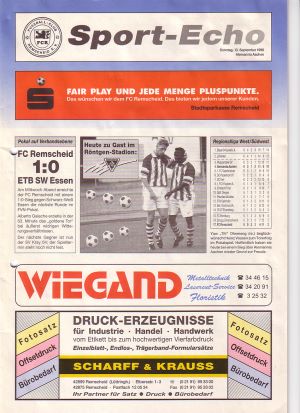 Original-Stadionzeitung >>>>> auf Klick in einem neuem Fenster vergrern